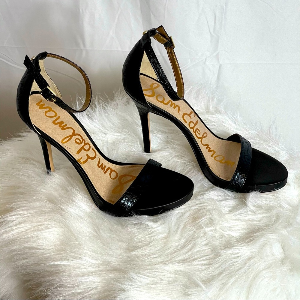 SAM EDELMAN ELEANOR STRAP HIGH HEEL SANDALS, 9